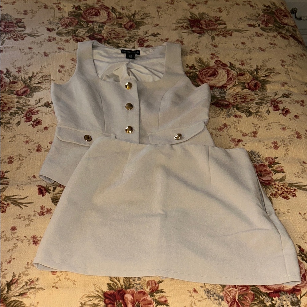Sincerely Jules Cream Mini Dress